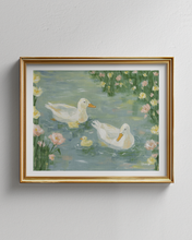 Load image into Gallery viewer, Pondside Promenade Art Print