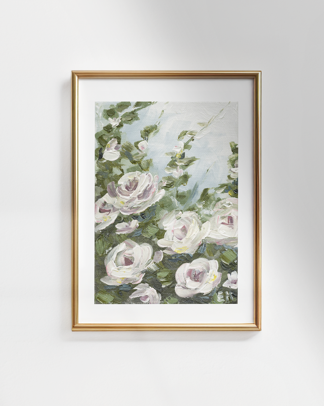 Climbing Roses Digital Art Print
