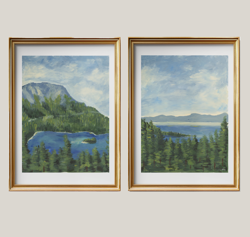 Emerald Bay Art Print Set