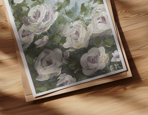 Climbing Roses Digital Art Print