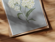Load image into Gallery viewer, White Hydrangeas Art Print